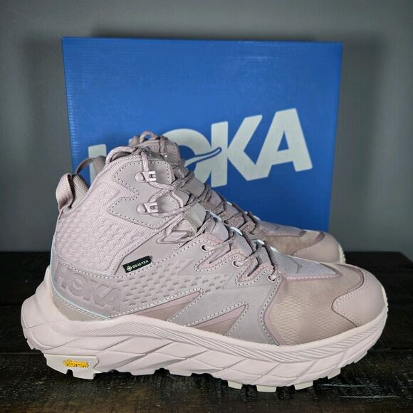 NEW Hoka One One Anacapa 2 Mid GTX Mens Size 9.5 D Gore-Tex Shoes Pink Womens 11 - Picture 1 of 11
